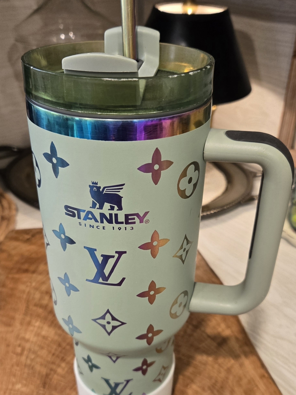 Stanley LV Collaboration Mint Green Insulated Travel Mug - Picture 1 of 8